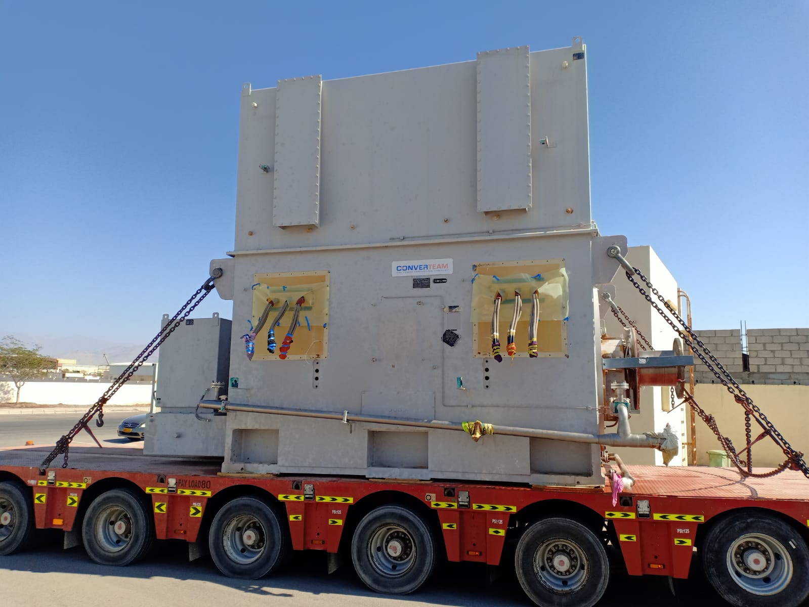 Heavy rotating equipment in TMMS workshop