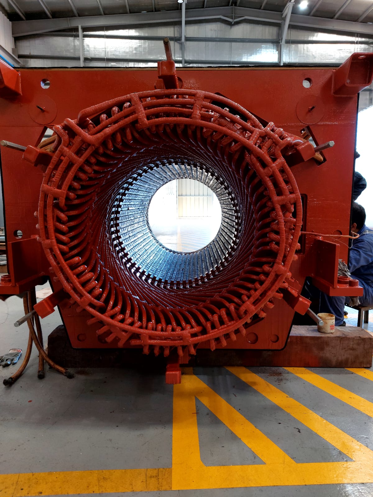 Large motor rewinding work at TMMS